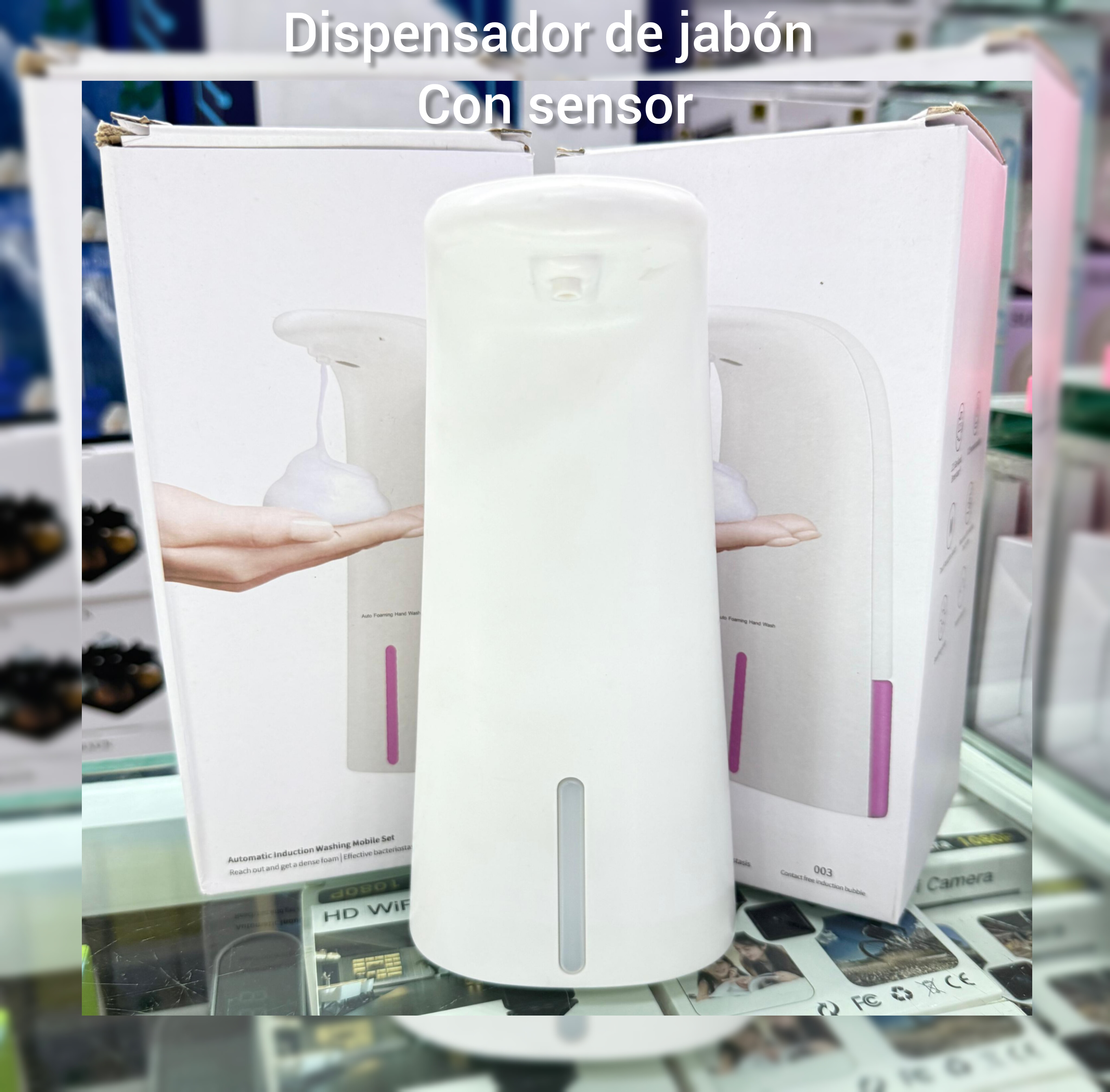 Dispensador de jabón con sensor
