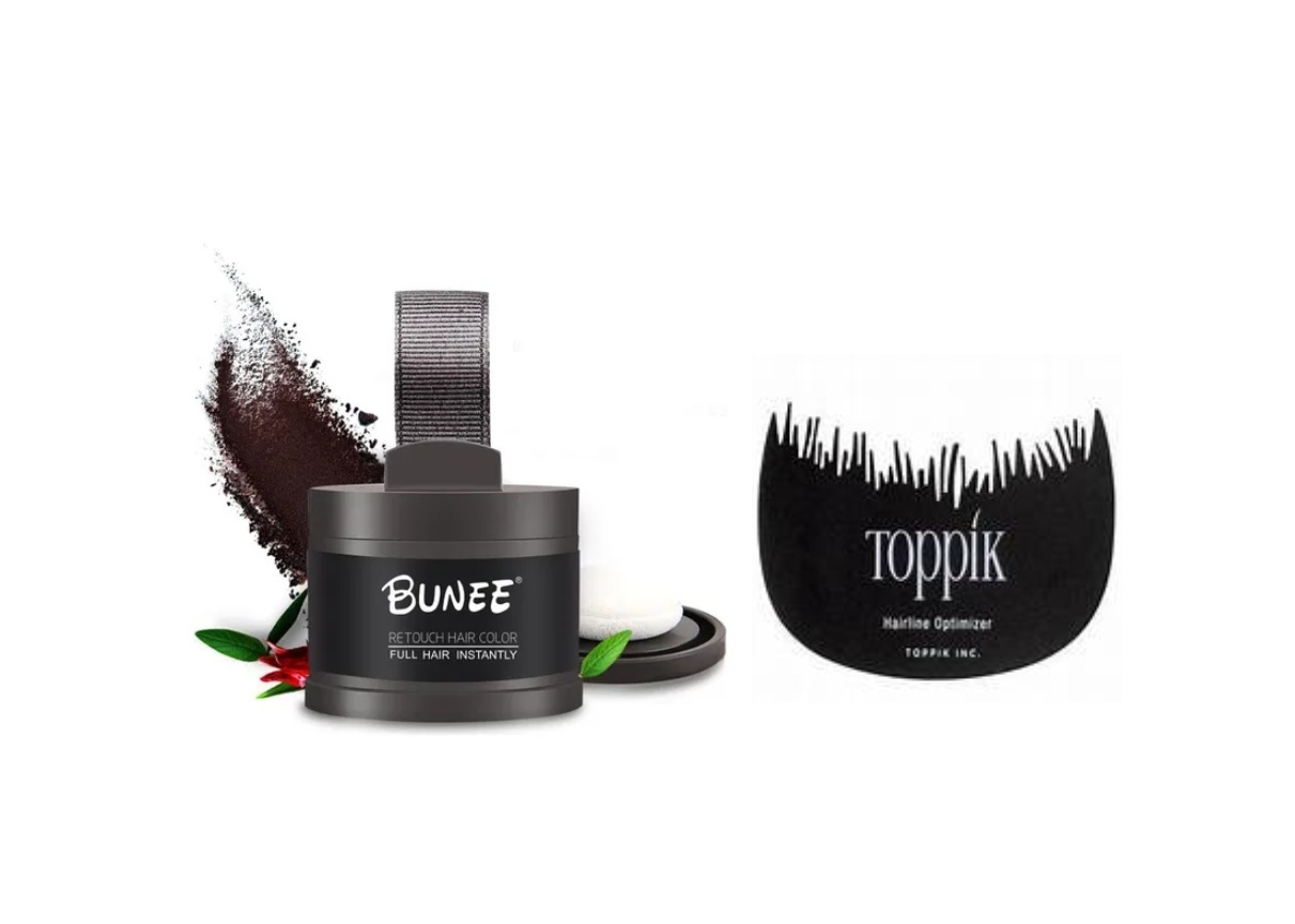 hairline cubre canas bunee peine