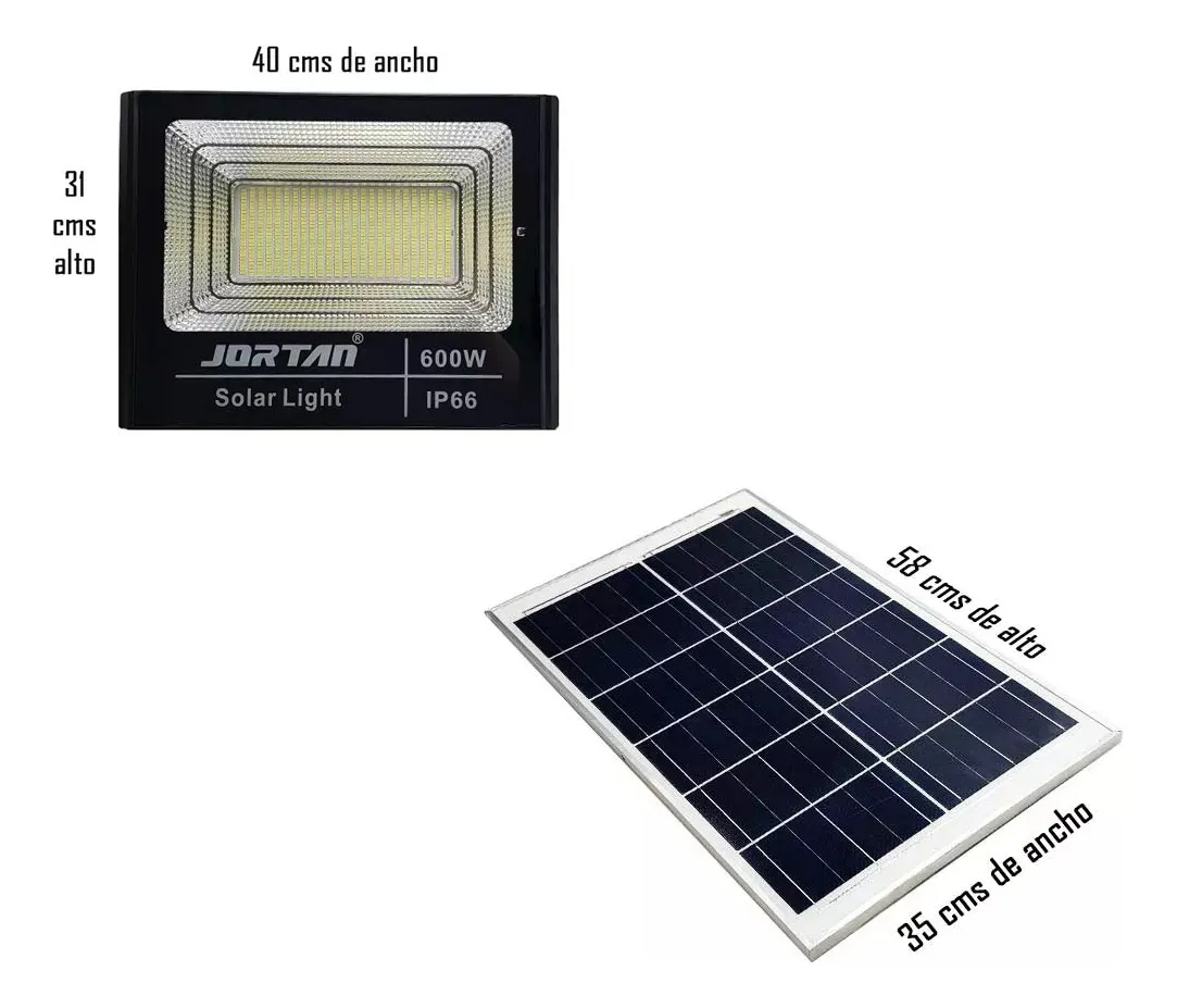 LAMPARA SOLAR JORTAN 600W