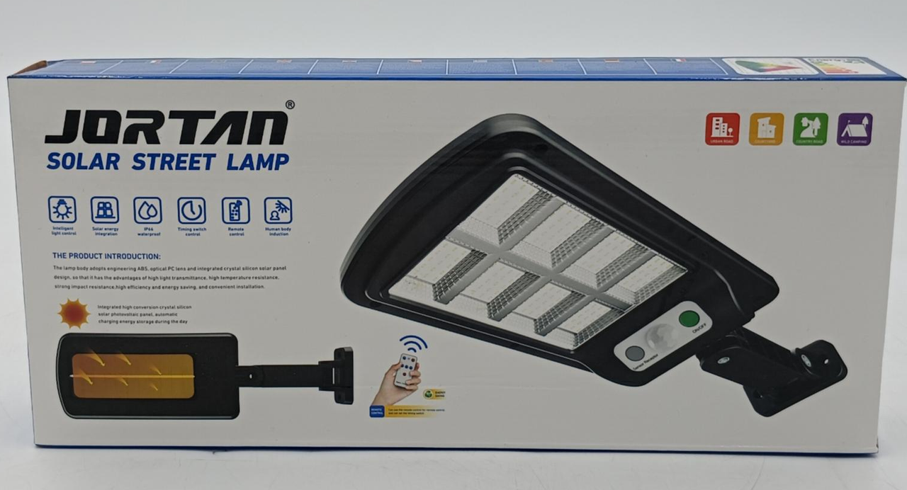 Miniatura 4 de LAMPARA SOLAR JORTAN 400W CON SENSOR +