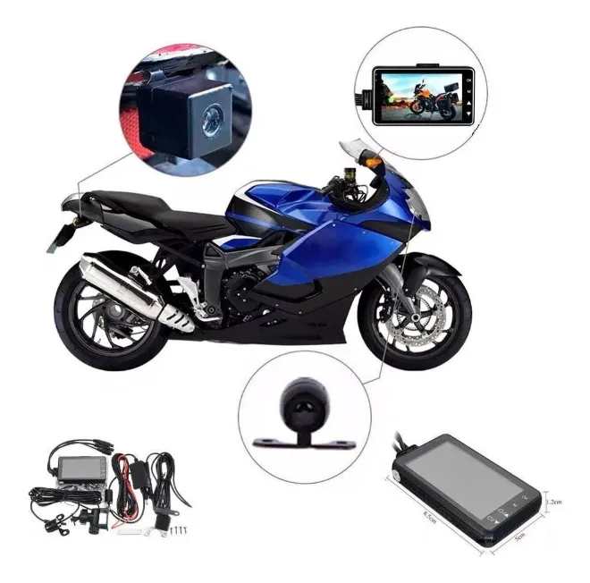 Miniatura 4 de CAMARA DOBLE DVR MOTO RESISTENTE AL AG