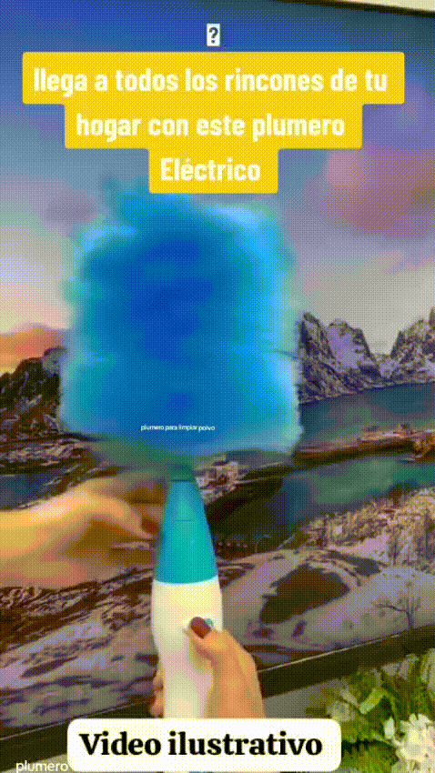 LIMPIA POLVO ELÉCTRICO  2 EN 1