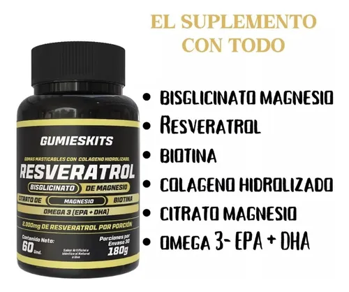 GOMAS DE RESVERATROL