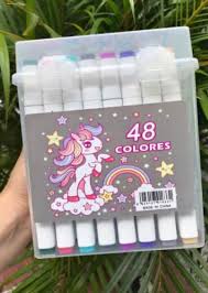 CAJA DE MARCADORES ACRILICA X48pcs -2190