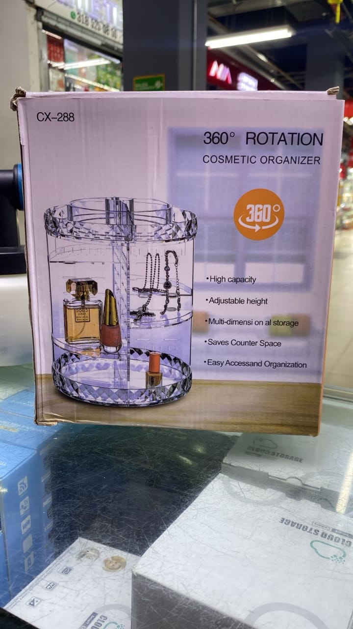 organizador de maquillaje giratorio