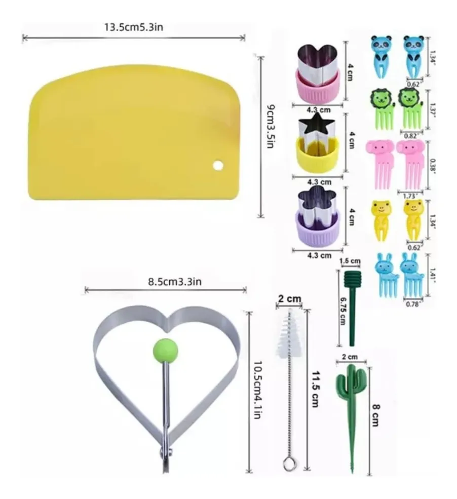 ¡Crea Galletas Mágicas! 🍪 Set de 42 Piezas de Cortadores 5