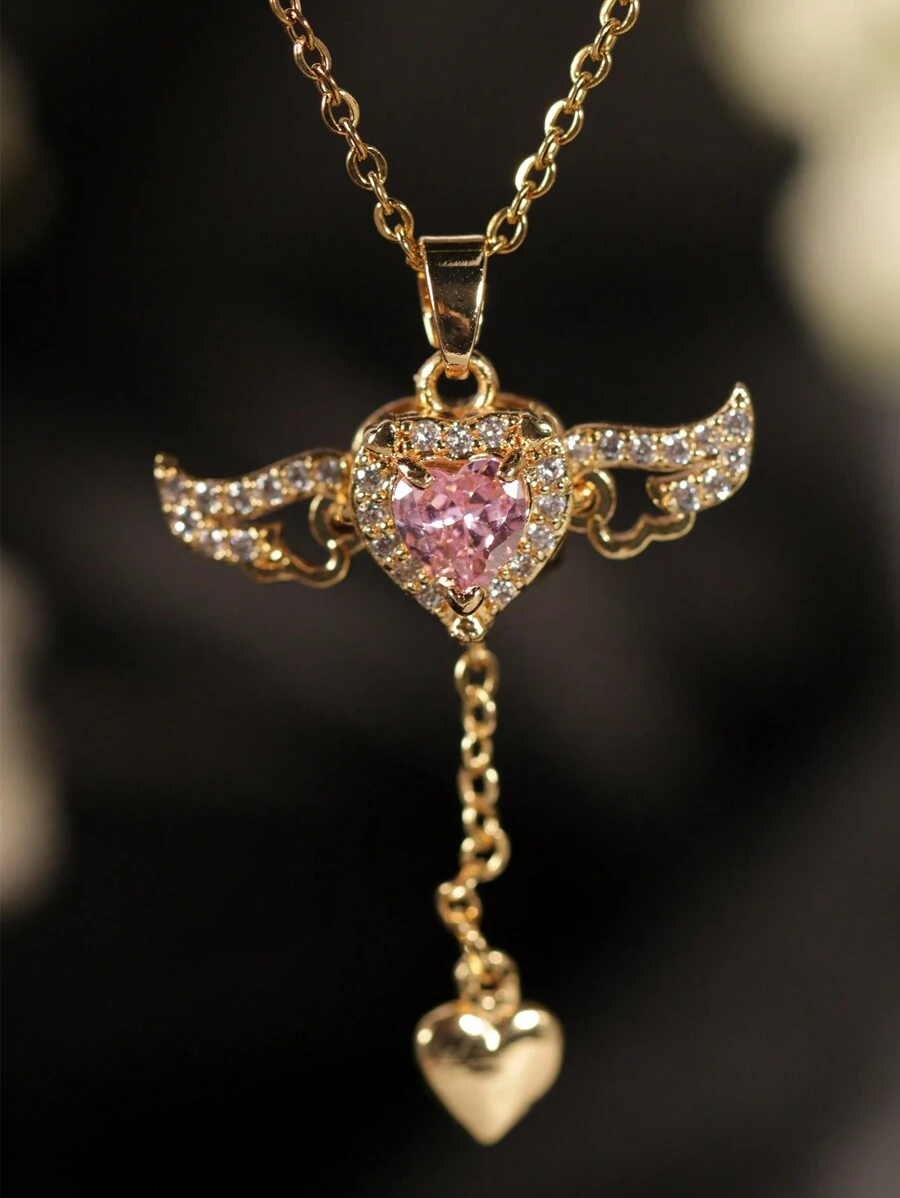 Miniatura 2 de Collar Corazon y Alas +CAJAREG