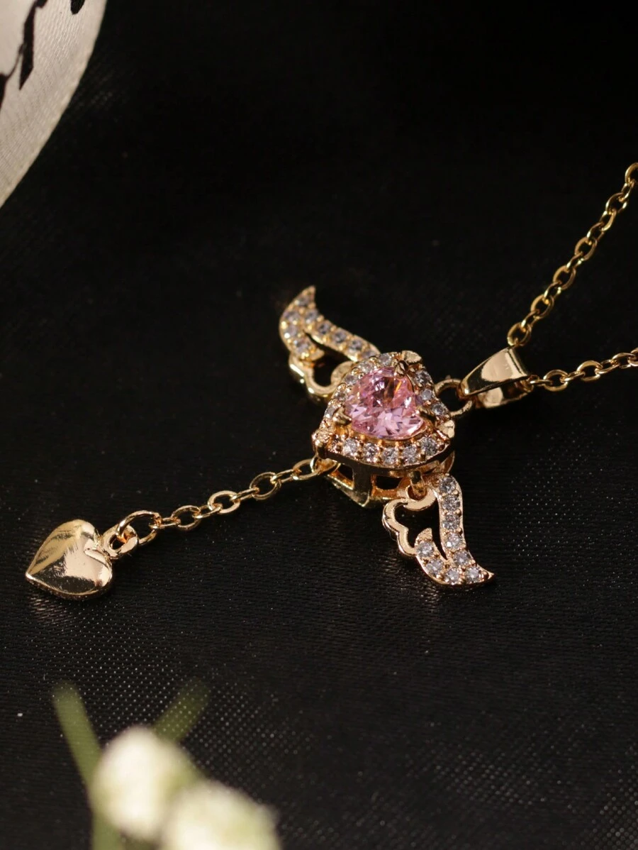 Collar Corazon y Alas +CAJAREG