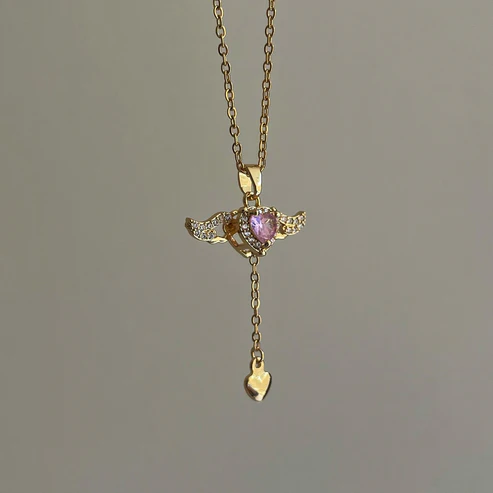 Miniatura 3 de Collar Corazon y Alas +CAJAREG