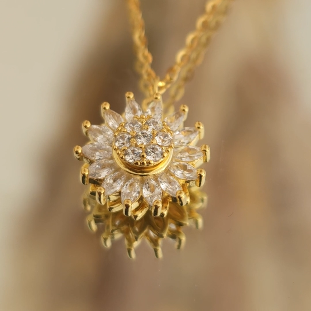 Miniatura 2 de Collar Girasol Giratorio +CAJALUJO