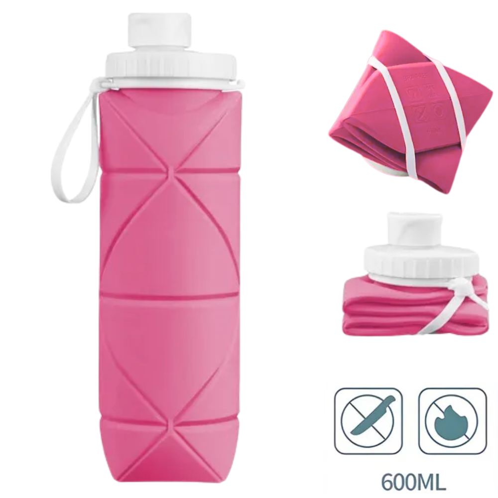 Botella Termo Bolsillo Plegable De Silic