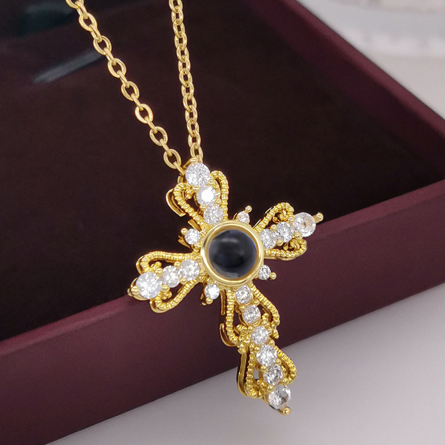 Miniatura 9 de COLLAR CRUZ TE AMO 100 IDIOMAS CON CAJA