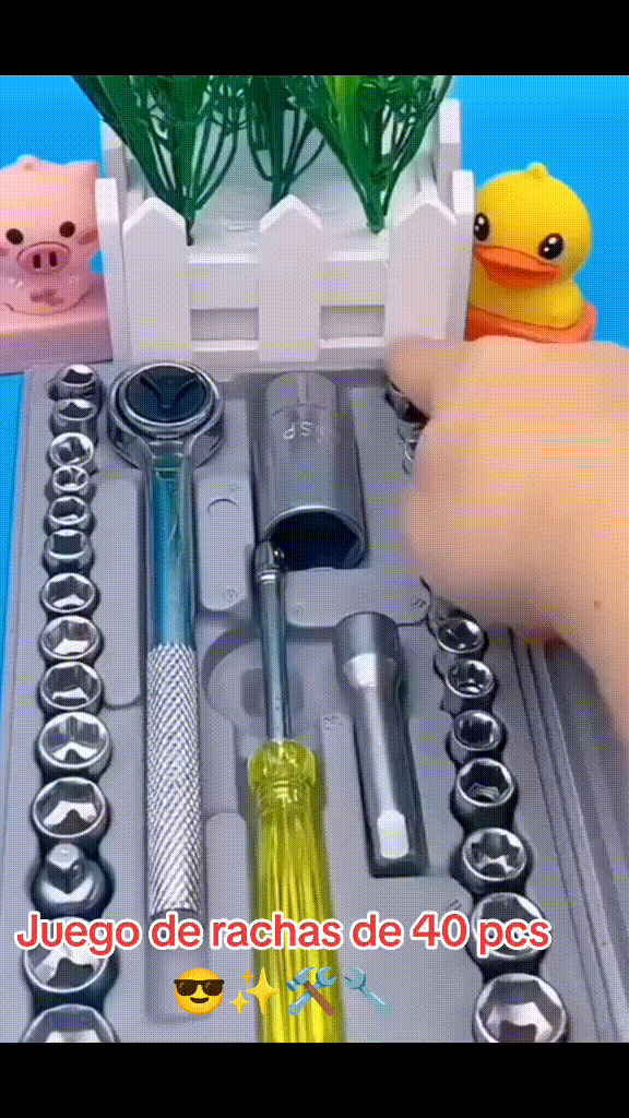 JUEGO DE HERRAMIENTAS X40 PCS