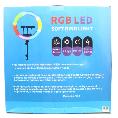 ARO DE LUZ 56CM 22 PULGADAS SIN SOPORTE