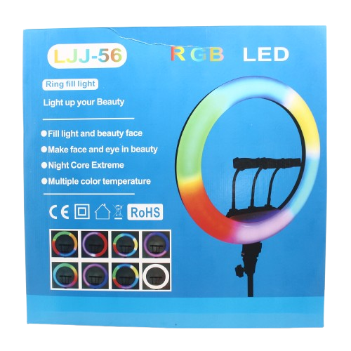 Miniatura 2 de ARO DE LUZ 56CM 22 PULGADAS SIN SOPORTE