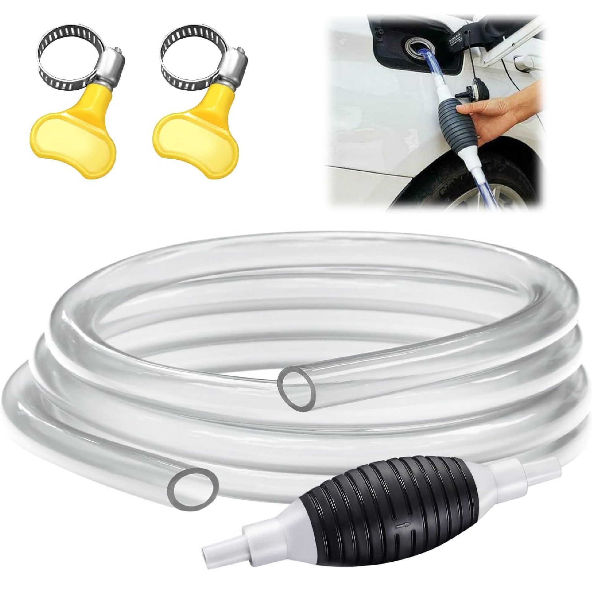 Miniatura 4 de Bomba De Mano Manguera Succion Gasolina