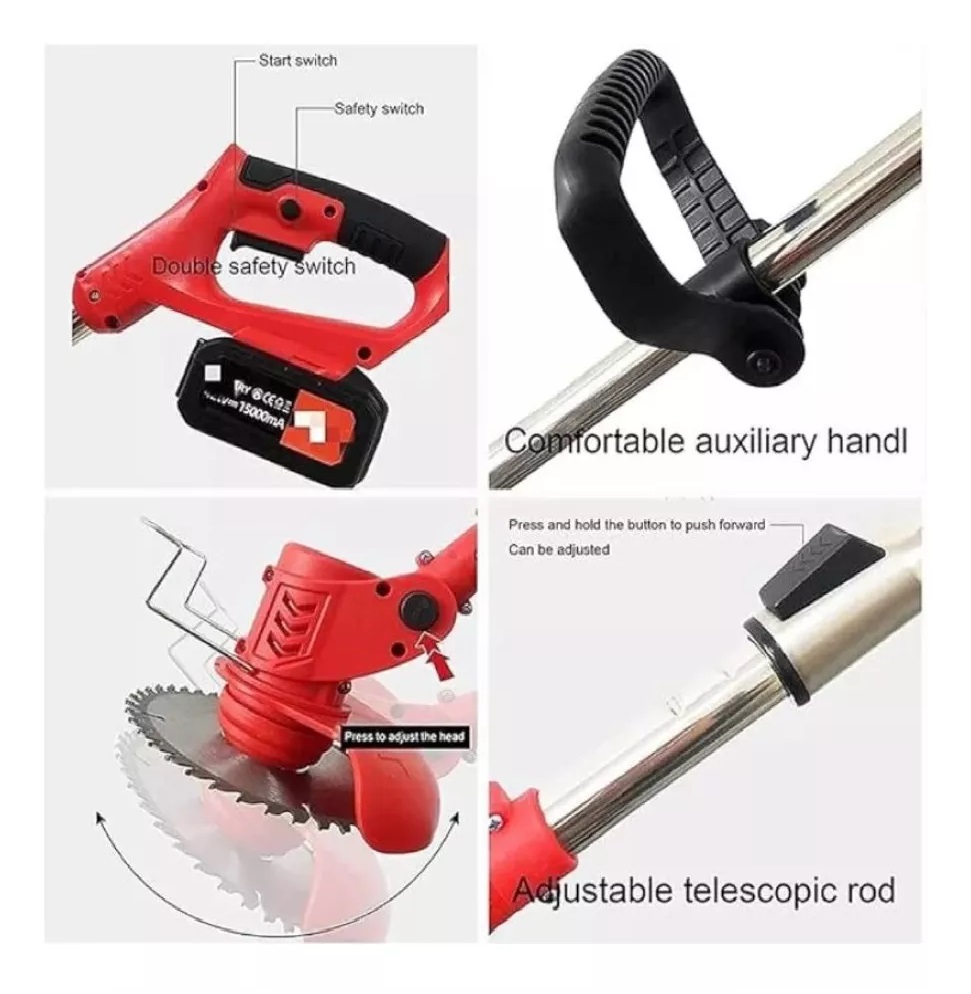 Miniatura 12 de Linterna Frontal + Guadaña Inalámbrica