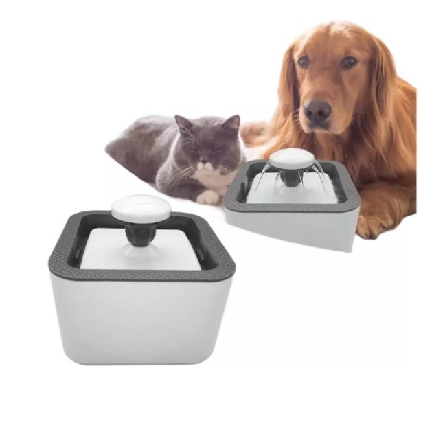 Fuente Dispensador Agua Mascotas