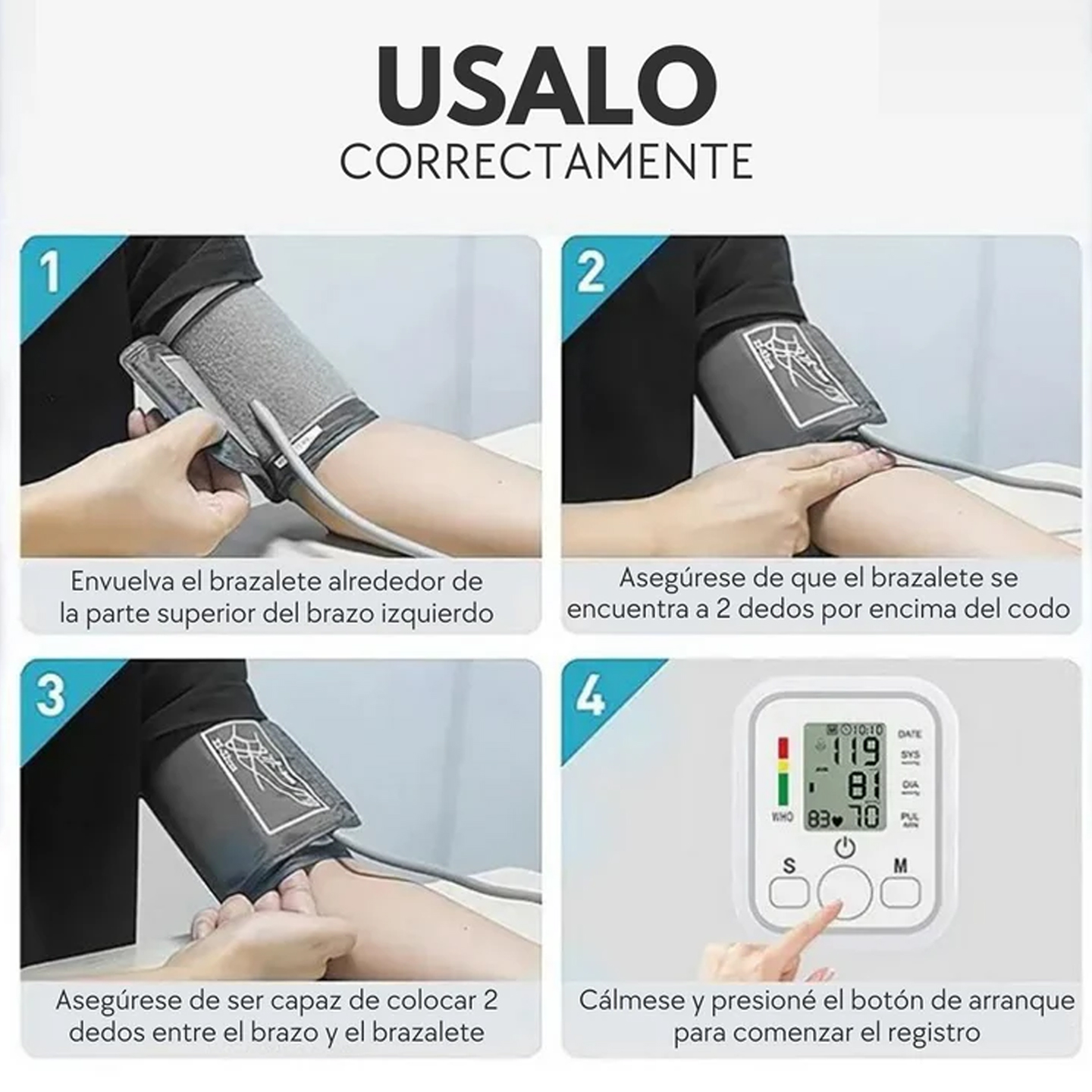 Miniatura 3 de Tensiometro Digital Para Brazo Toma Pres