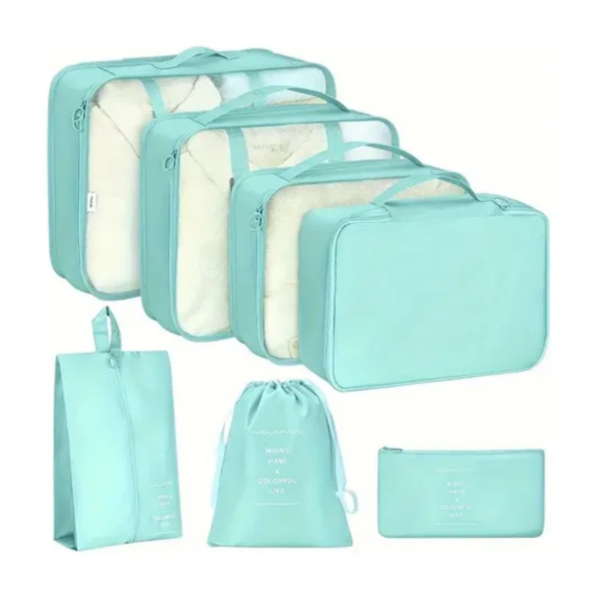Set bolsas de viaje x7 pcs