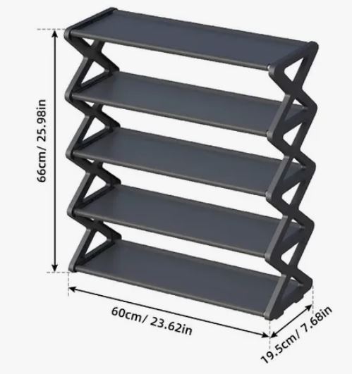 Organizador De Zapatos 5 Niveles en X