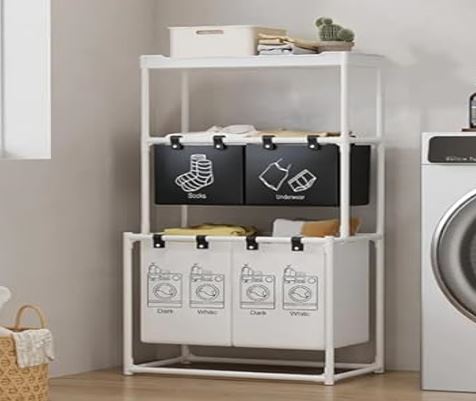 Cesta 3 Niveles Ropa Sucia