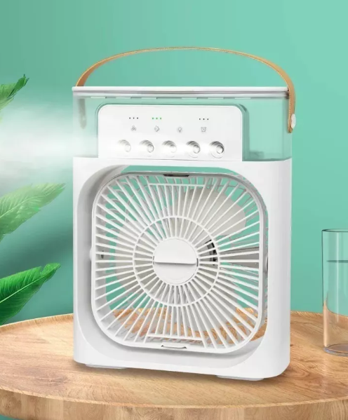 Mini Ventilador Hielo Aire Acondicionado