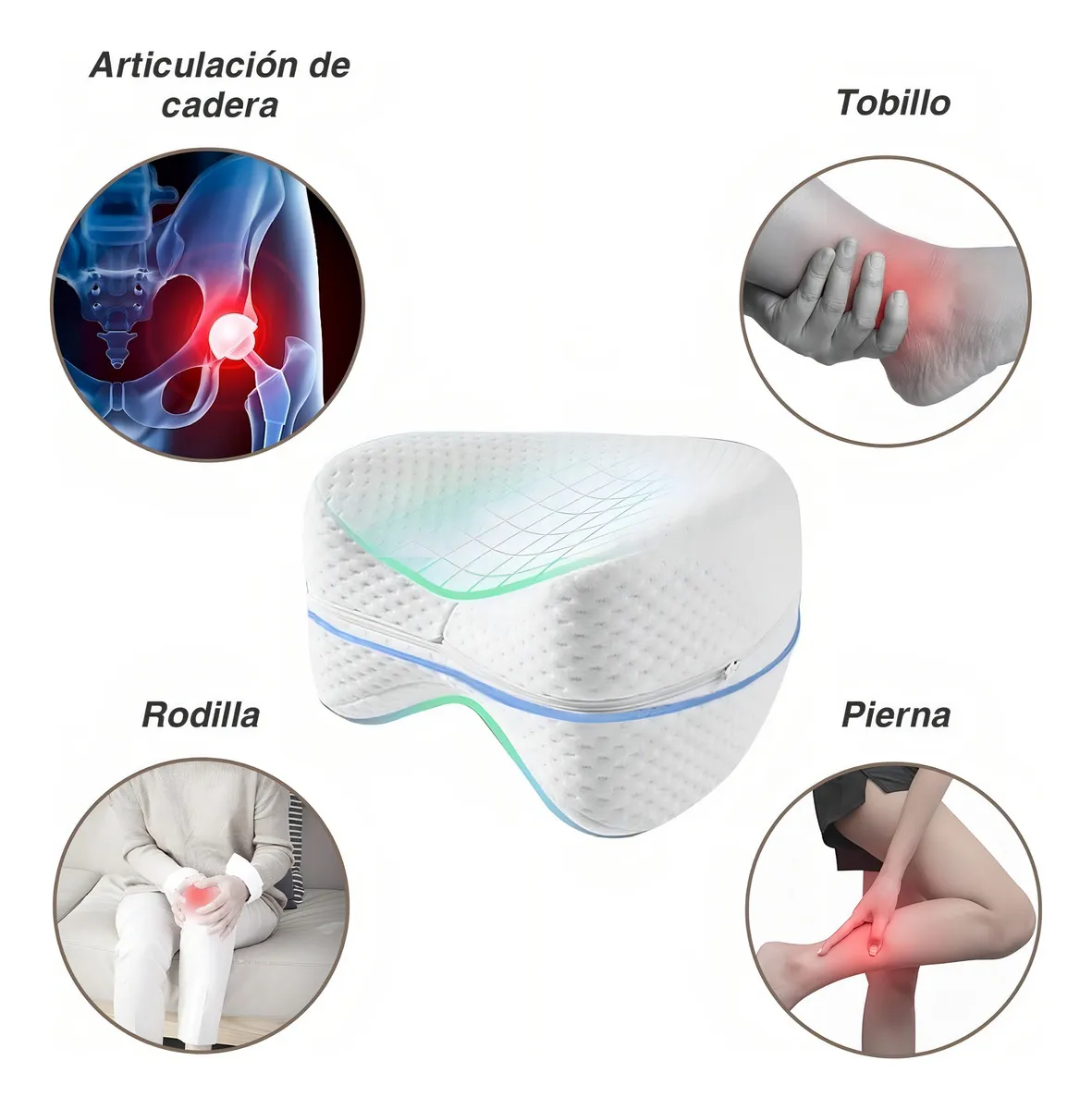 Miniatura 8 de ALMOHADA TRIANGULAR ORTOPÉDICA PIERNAS