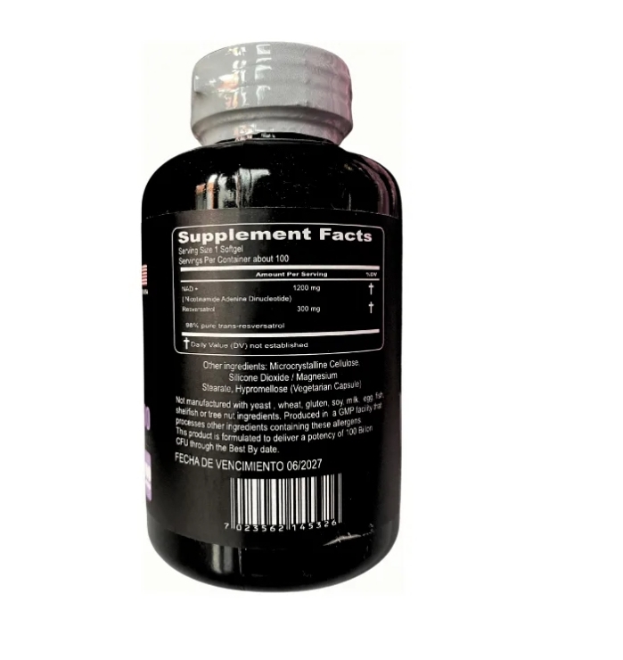 Resveratrol Nad+ 1500mg