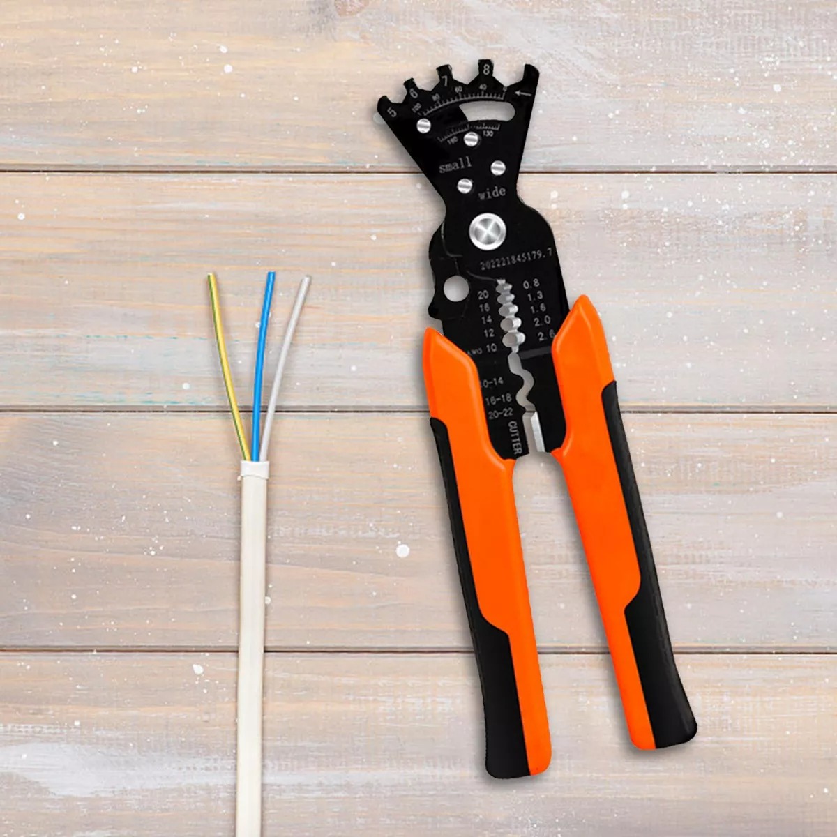 Alicate pelador de cables