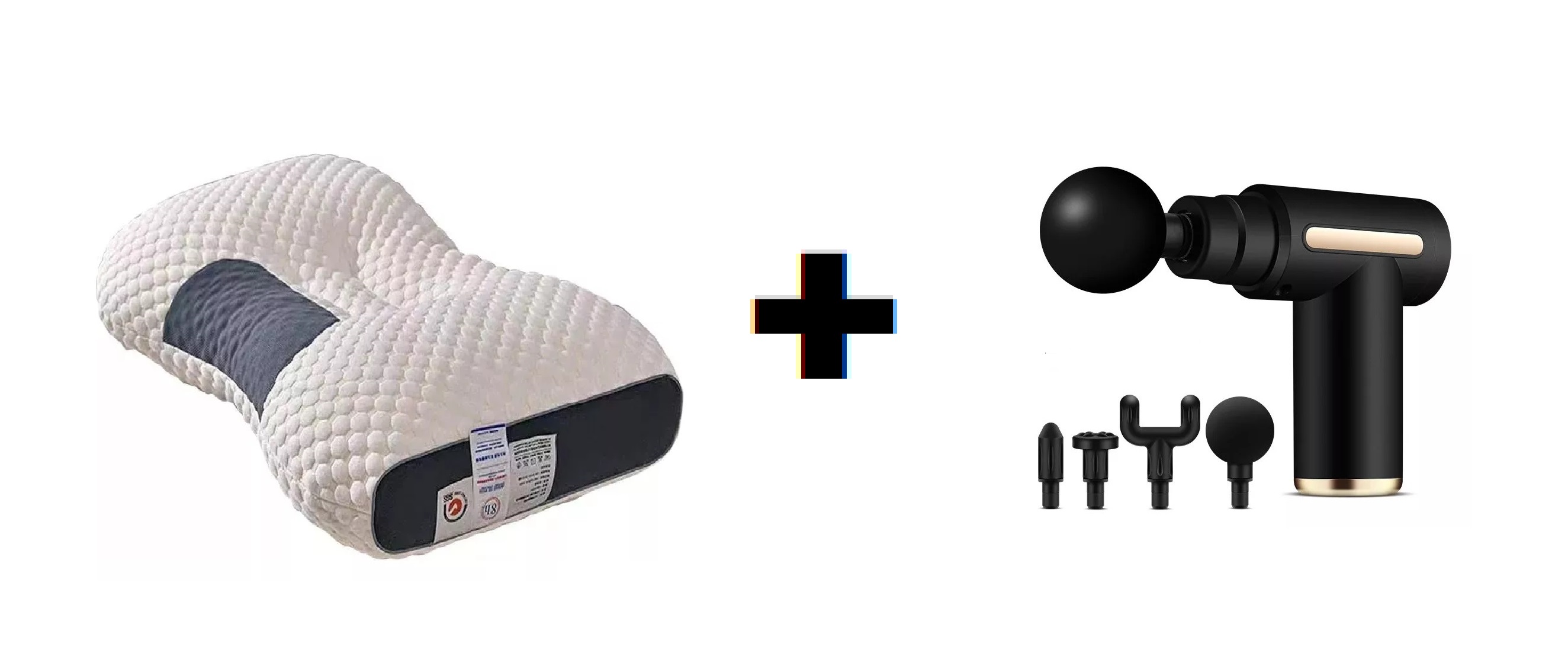 Miniatura 13 de Almohada 3d + Pistola Masajeadora 4 en 1