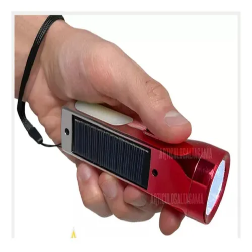 Miniatura 2 de Mini Linterna  Usb Con Panel Solar