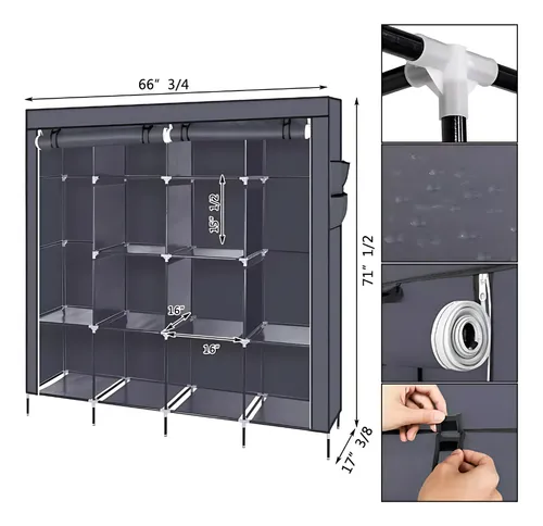 Miniatura 2 de Closet Ropero De 4 Módulos