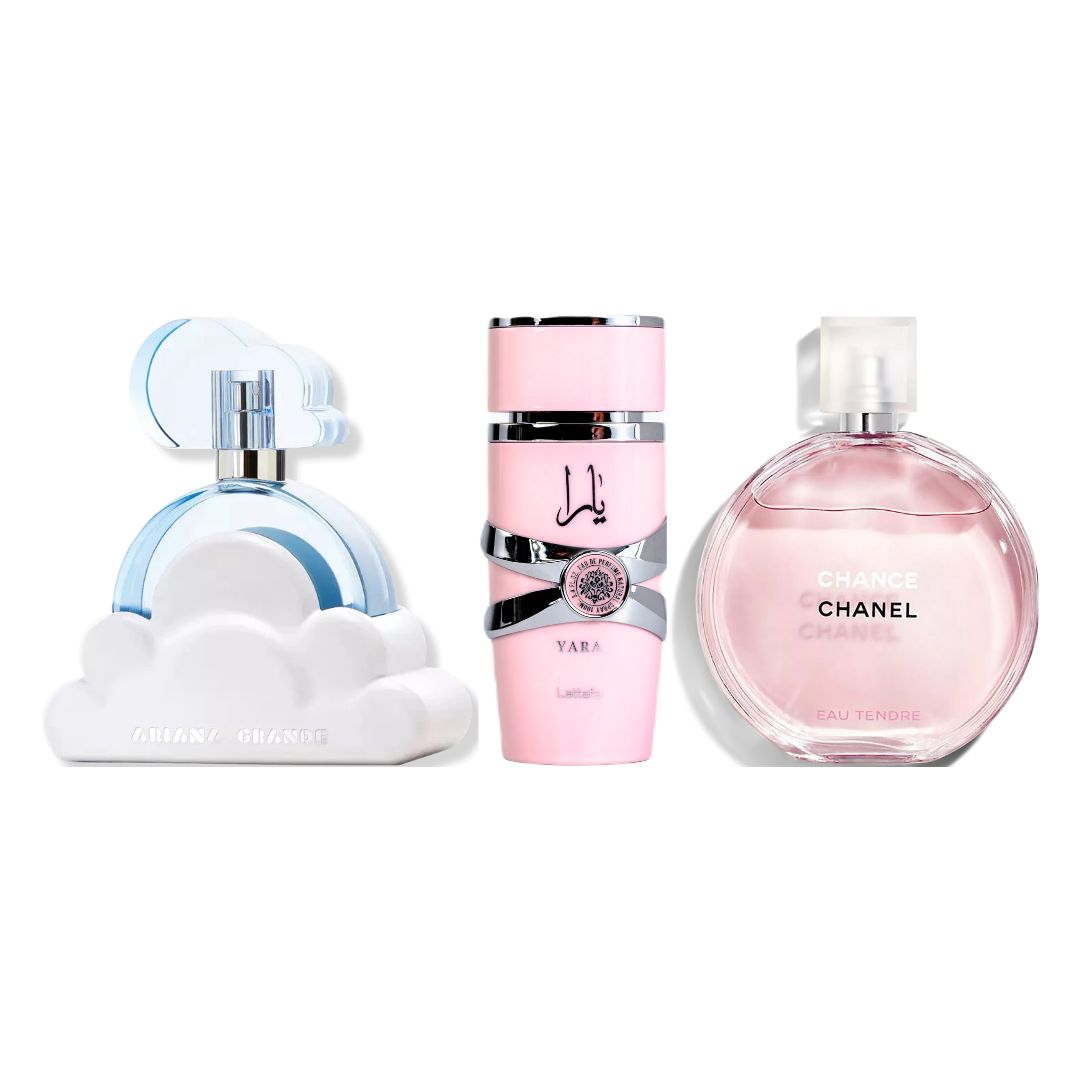 PERFUMES CLOUD+YARA+CHANCE TENDRE