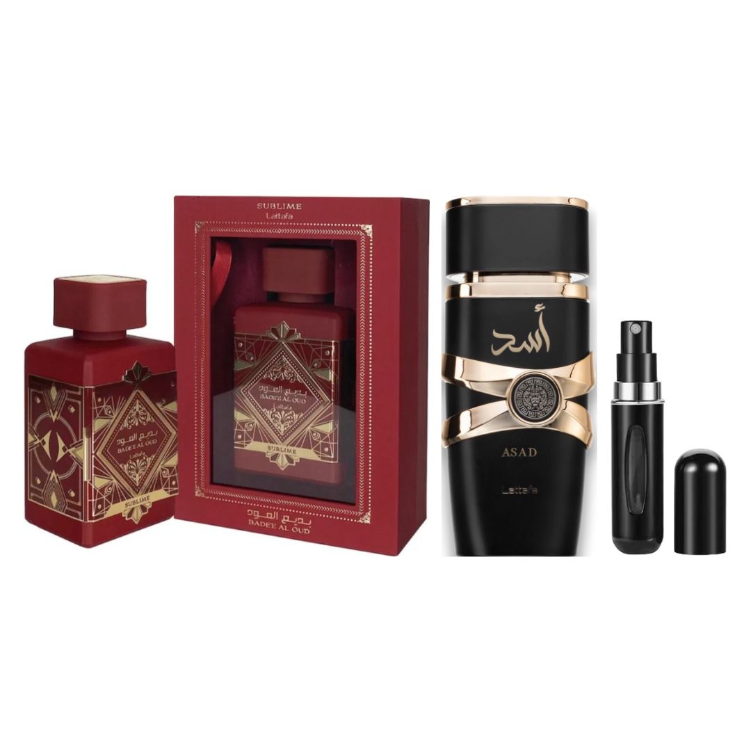 LATAFFA SUBLIME ESTUCHE + ASAD+PERFUMERO