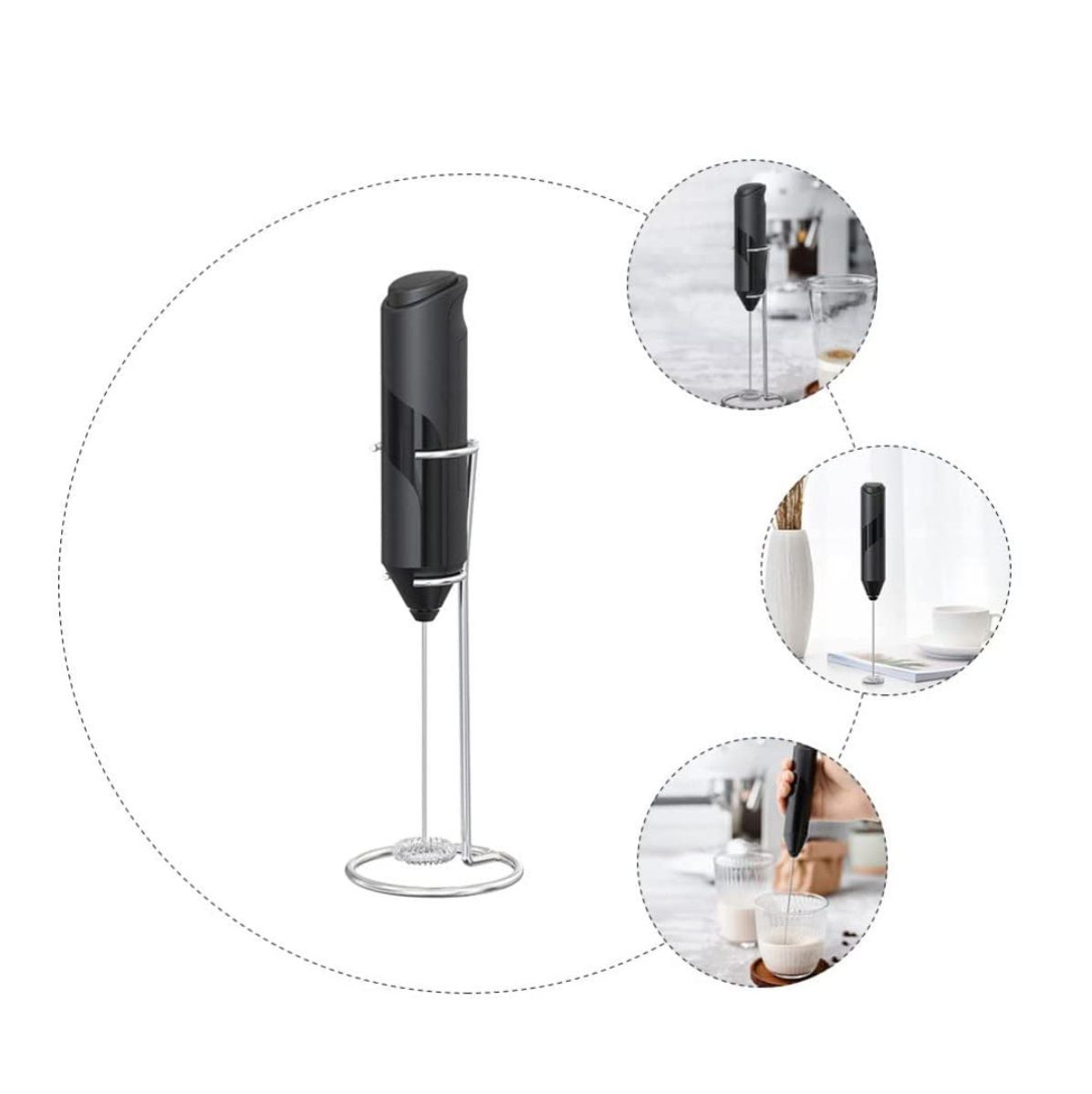 Mini Batidora Eléctrica Manual de pilas