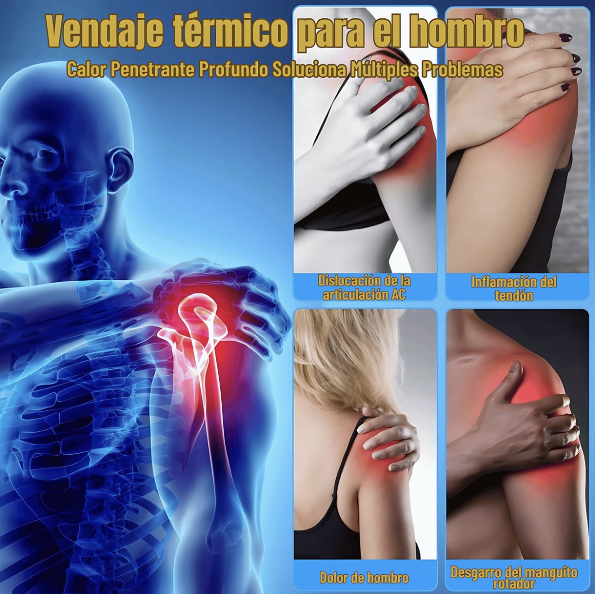 Miniatura 4 de SOPORTE HOMBRO MANGUITO ROTADO TENDINIT