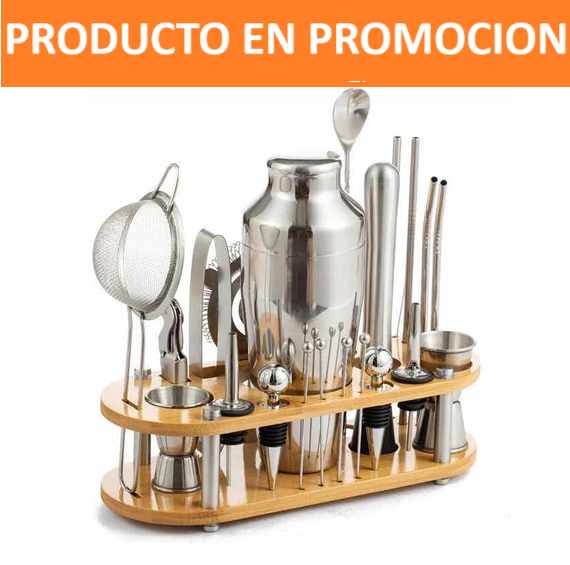 Miniatura 5 de SET COCTELERIA PROFESIONAL 23 PZS 🍸🍹🎉