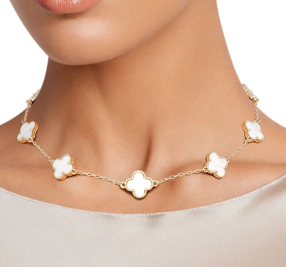 GARGANTILLA VAN CLEEF RODINADA 10 TREBOL