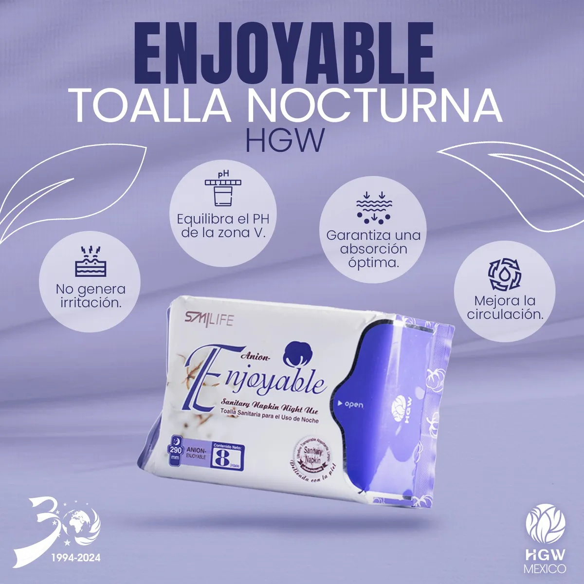 Miniatura 2 de Toallas Higiénicas Noche