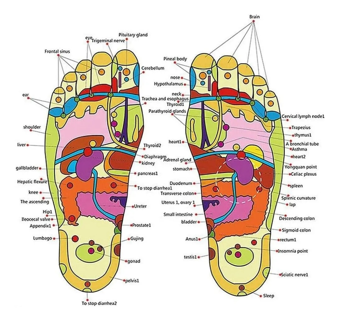 Par De Sandalias Masageadoras De Pies