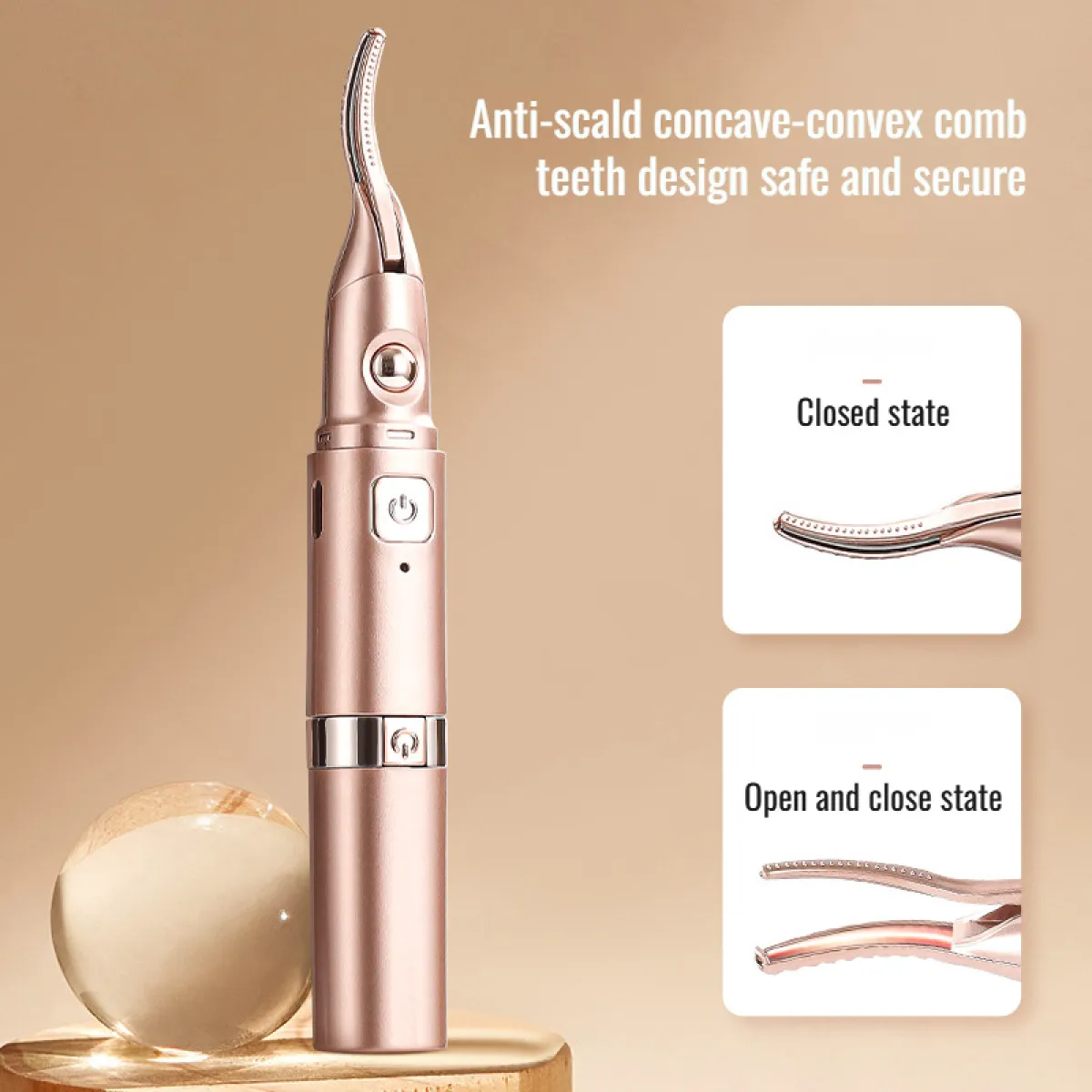 Miniatura 2 de Rizador De Pestañas Térmico 2 En 1