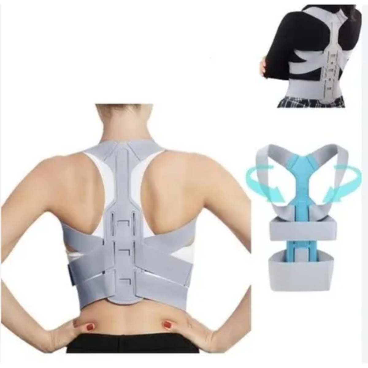 Miniatura 3 de Corrector Postura Lumbar Soporte Vertebr