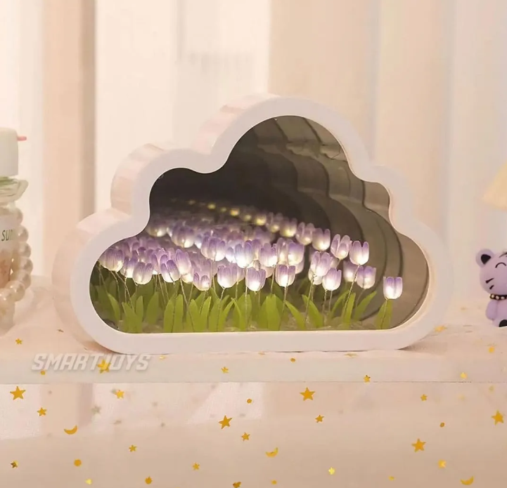 LAMPARA TULIPANES INFINITOS YA ARMADA💸