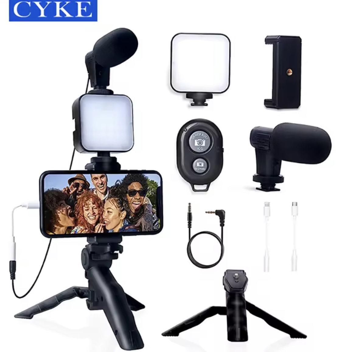 Miniatura 6 de KIT ESTABILIZADOR CELULAR LUZ LED AY49