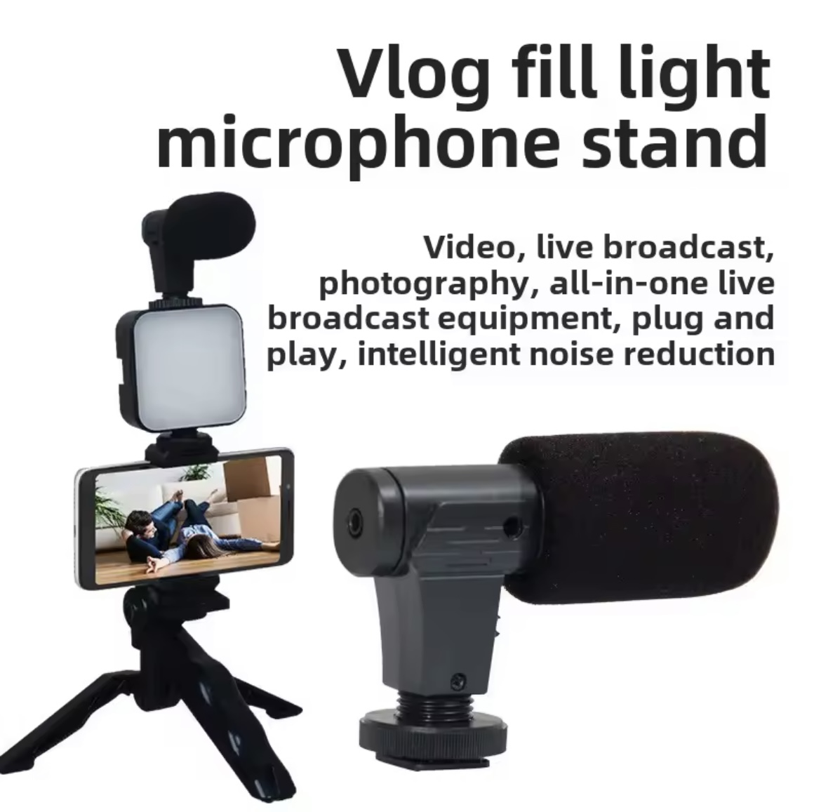 Miniatura 3 de KIT ESTABILIZADOR CELULAR LUZ LED AY49