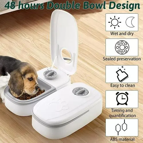 Comedero De Mascota Con Temporizador