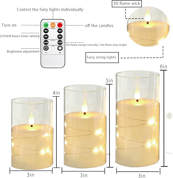 Miniatura 4 de VELAS ELECTRICAS SET POR 3 PROMO🎉🙌