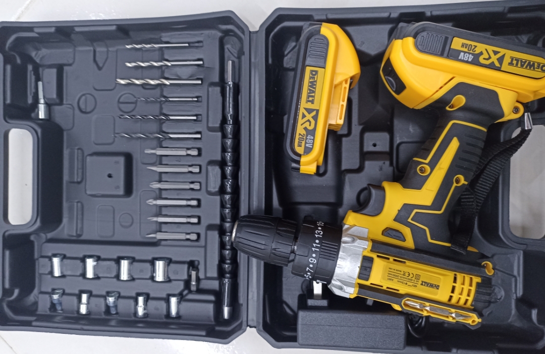 Taladro de 48 voltios mandril de 3/8