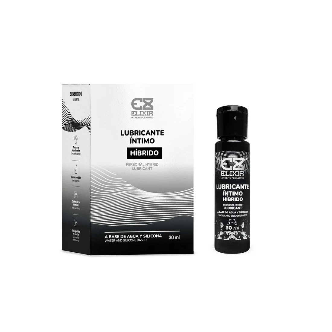 Lubricante íntimo Híbrido Elixir x 30 Ml